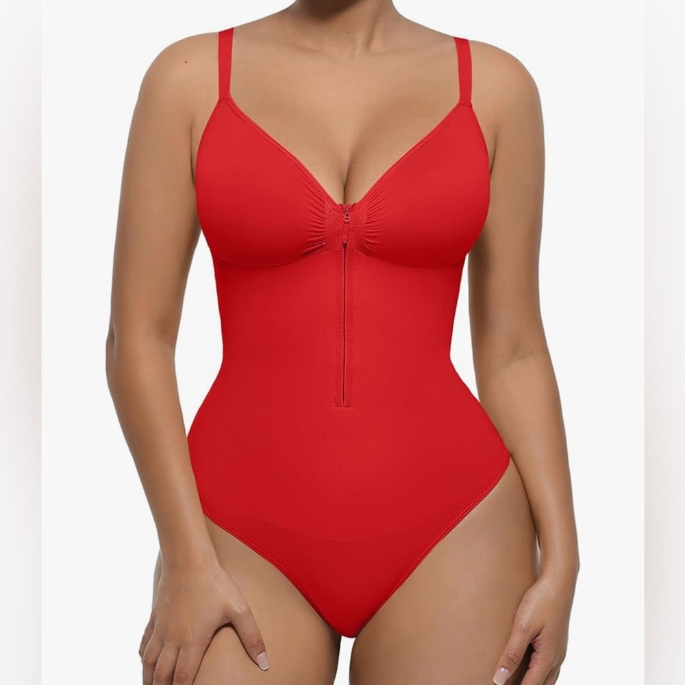 Feelingirl Women's bodysuit, front zipper and hooks, Size LARGE NWOT, shapewear